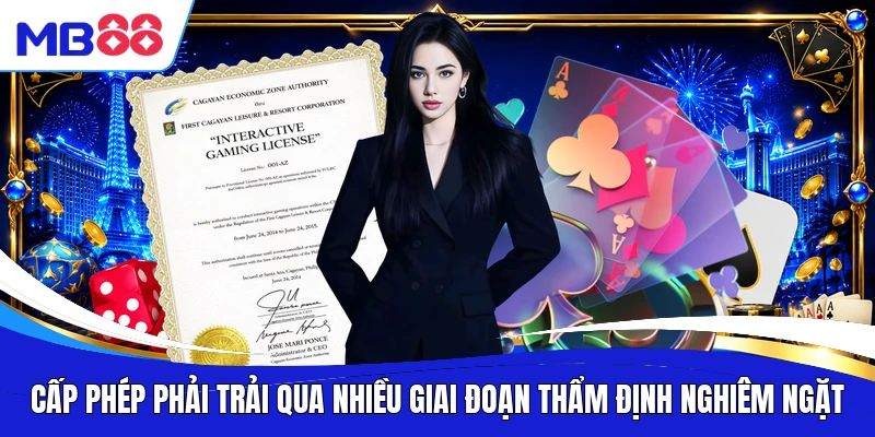 Cấp phép phải trải qua nhiều giai đoạn thẩm định nghiêm ngặt