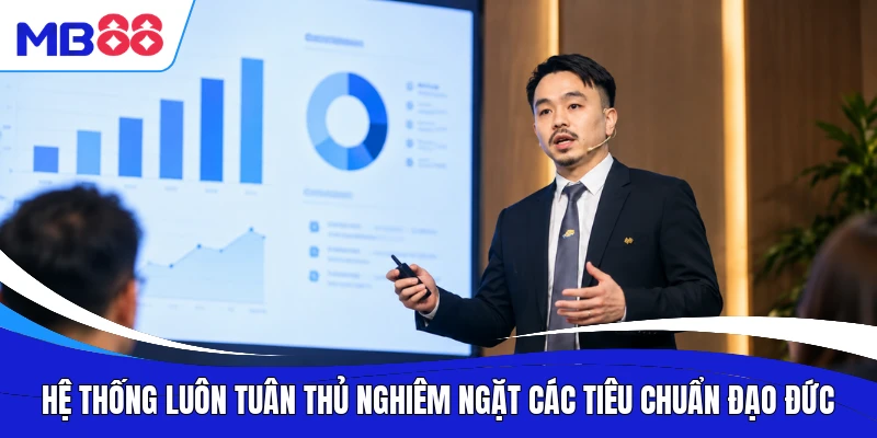 Hệ thống luôn tuân thủ nghiêm ngặt các tiêu chuẩn đạo đức